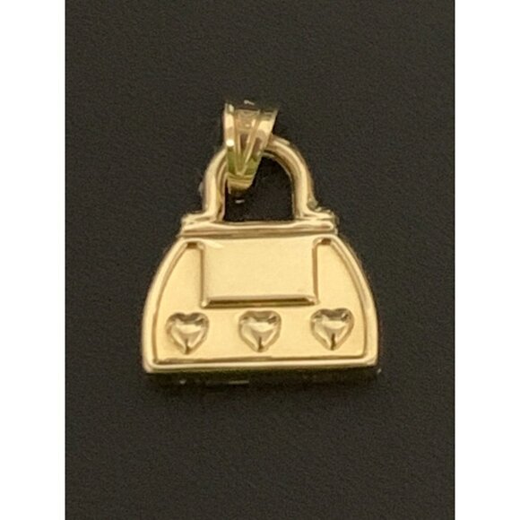 18K Gold Pendant Padlock 2.15 grams